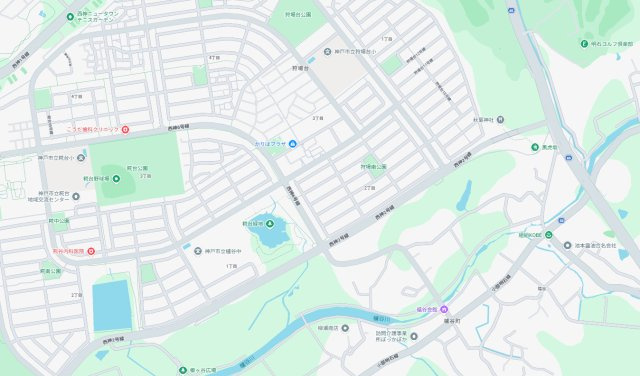 神戸市西区狩場台　第3期　新築一戸建ての地図