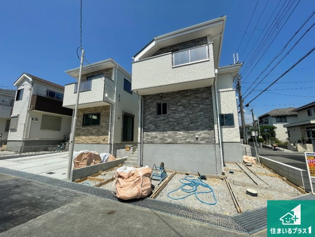 神戸市西区狩場台　第3期　新築一戸建ての外観|周辺は落ち着いた街並みの住宅地！子育てがしやすい住環境です！まだ未完成ですが、現地でしかわからない事もございます。是非一度ご覧ください。