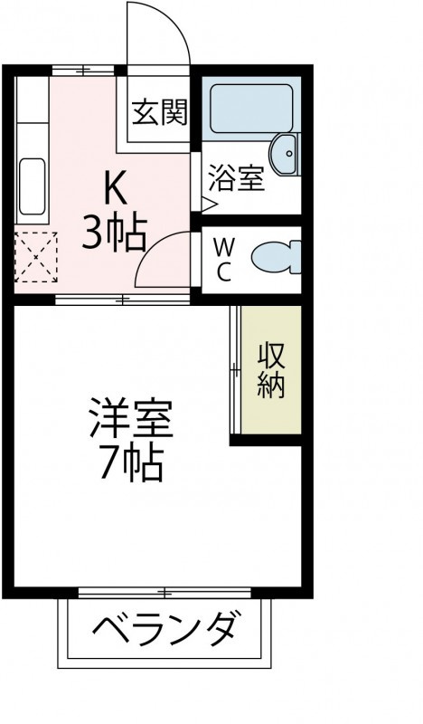 加藤ハイツの間取り