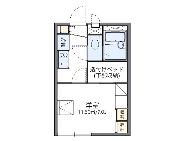 レオパレスシンアイの間取り