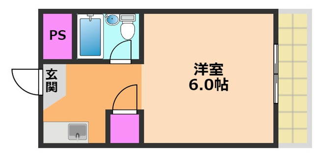 【間取り】 | コーポ大栄