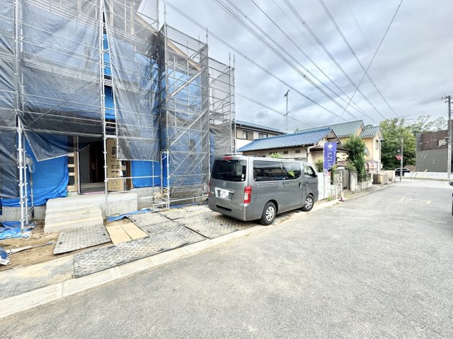 四街道市千代田３丁目４期【現地販売会】の前面道路含む現地写真|7月18日撮影