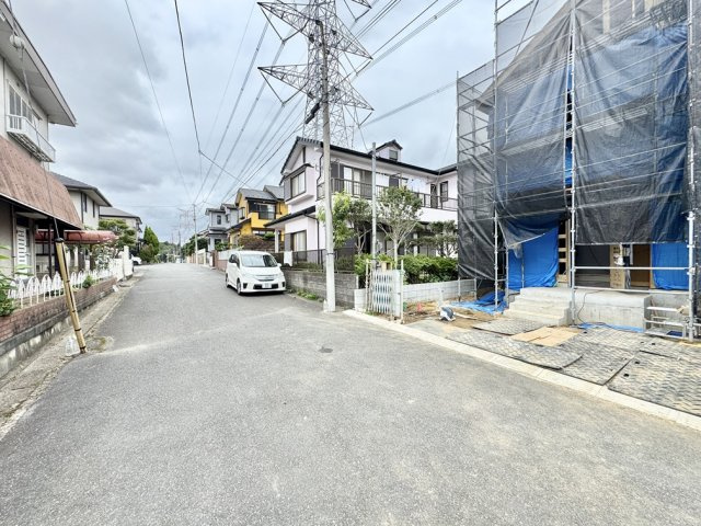 四街道市千代田３丁目４期【現地販売会】の前面道路含む現地写真|7月18日撮影