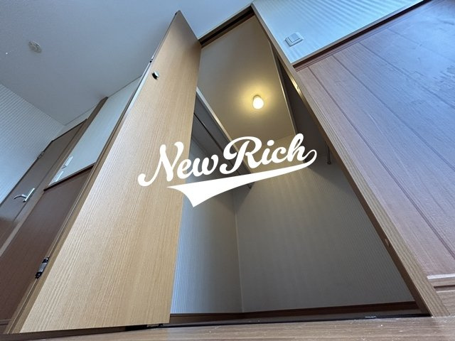 前橋市西片貝町１丁目のアパートの収納