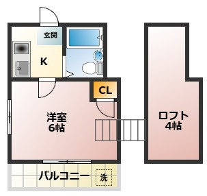 【間取り】 | 第7小野ハイム
