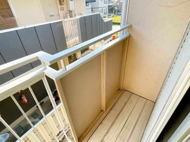 タウニーあけぼのAのバルコニー