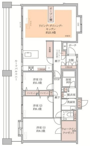 【間取り】 | クリオ新宿戸山壱番館