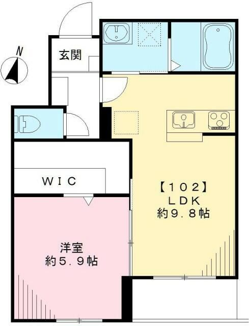 アルム深沢の間取り