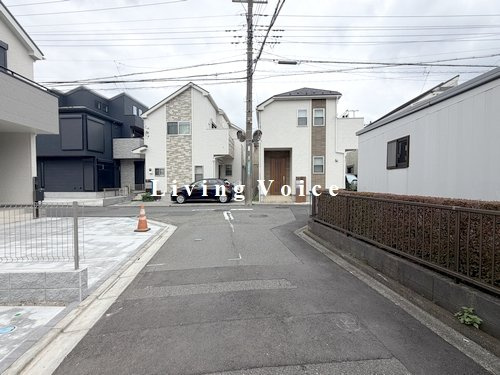 【仲介手数料０円】相模原市南区大野台4丁目　新築一戸建て　全2棟の前面道路含む現地写真|相模原市南区大野台4丁目　新築一戸建て　全2棟