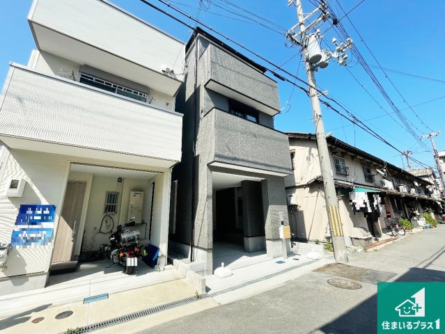 尼崎市西本町　第4期　新築一戸建ての外観|安心の10年保証！外観を美しく保ち、雨水で汚れを落とします！気になることがありましたら、お気軽にお問い合わせください！