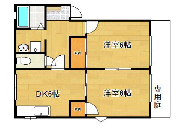 エトルリア１１０の間取り