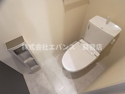 【トイレ】 | ウィングガーデンA棟 | コンパクトで使いやすいトイレです