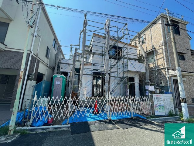 尼崎市東難波町　第18期　新築一戸建ての外観|現在の進捗状況です！順調に作業進行中、完成が待ち遠しいです！詳細の間取り等、お気軽にお問い合わせください！