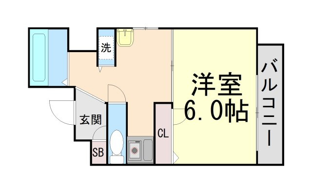プレサンス神戸駅前の間取り