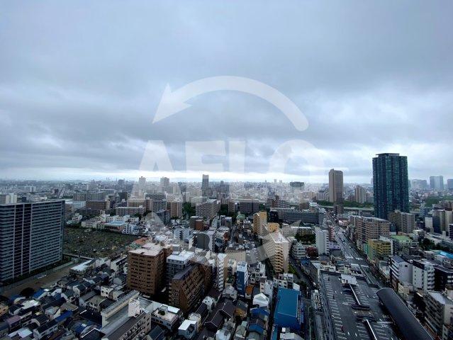 ジオタワー天六　豊崎東小学校区の展望