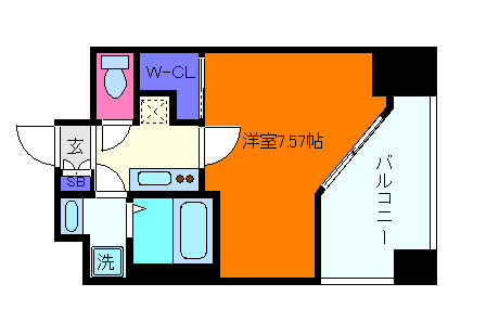 Live Flat六甲桜口の間取り