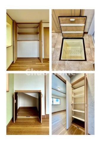 葛飾区東新小岩2丁目中古住宅の収納|階段上収納・階段下収納・床下収納など