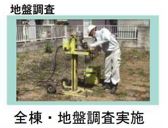 リーブルガーデン高松市仏生山町第七◇2026年度補助金対象の長期優良住宅です！の構造・工法・仕様|全棟の建築候補地を着工前にスクリューウエイト貫入試験等により地盤の調査を行っています。