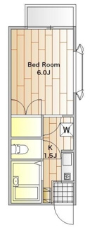 【間取り】 | ドミール平町 | 間取りです。