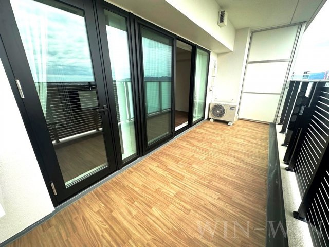 プラウドタワー豊橋のバルコニー|イメージ（同建物内別部屋の写真です）