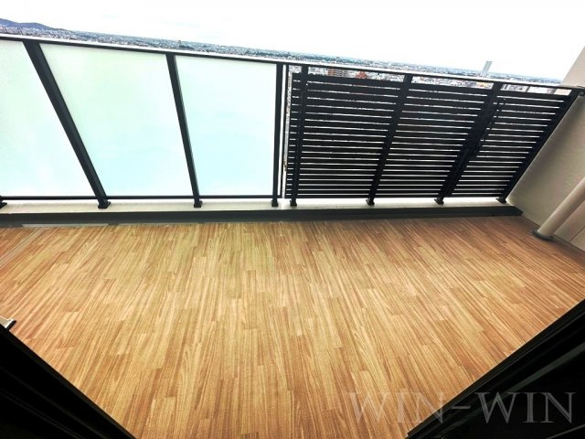 プラウドタワー豊橋のバルコニー|イメージ（同建物内別部屋の写真です）