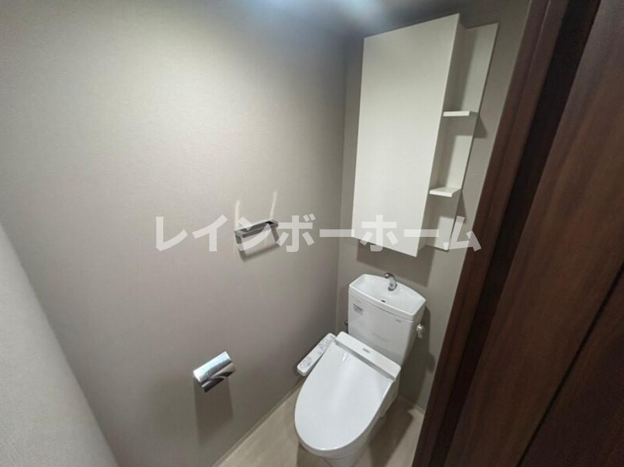 特典：仲介手数料が無料です!!のトイレ|落ち着いた色調のトイレです