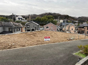 厚木市愛名　売地の外観