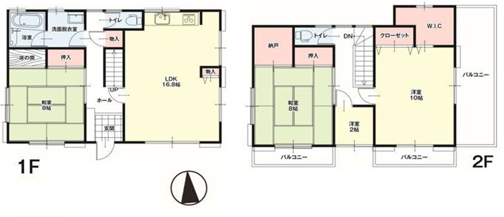 熊谷市上之1期　中古戸建の間取り|図面と現況が異なる場合、現況を優先とします。