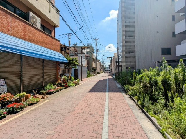 葛飾区亀有５丁目の売地の前面道路含む現地写真|～前面道路含む現地写真～