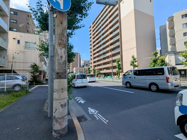 葛飾区亀有５丁目の売地の前面道路含む現地写真|～前面道路含む現地写真～