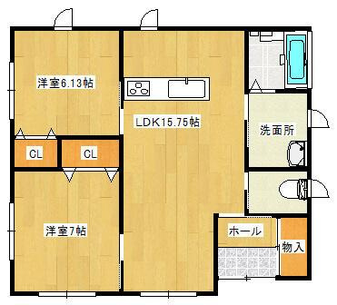 八代市海士江町の中古一戸建の間取り| 