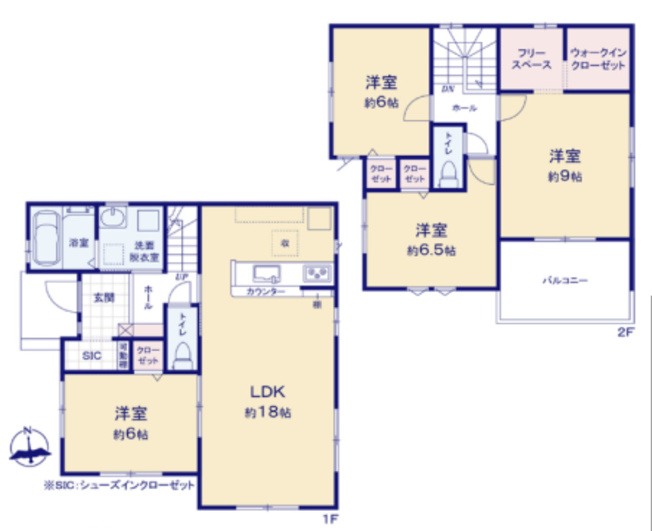 【間取り】 | KIS鴻巣市北新宿3期4号棟　中古戸建
