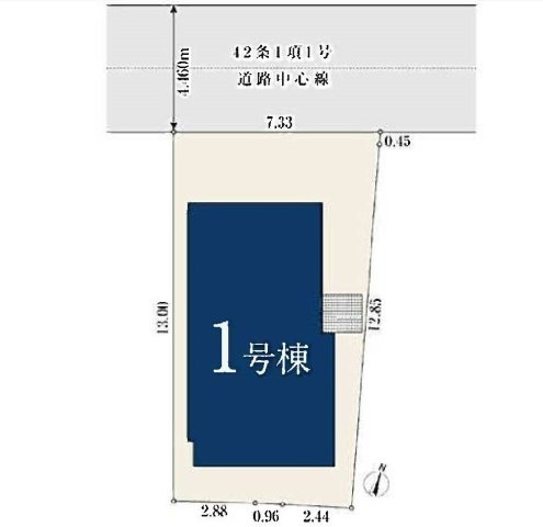 【横浜市戸塚区矢部町1666-87新築戸建て】★仲介手数料無料★の区画図