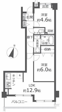 ライオンズガーデンつつじヶ丘の間取り