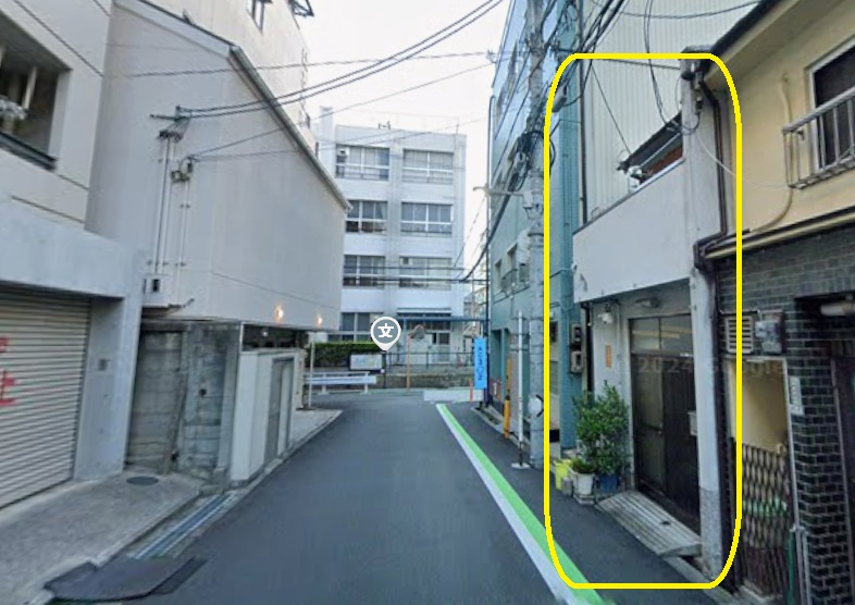 池田町戸建店舗の外観
