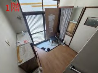 池田町戸建店舗の玄関|1階