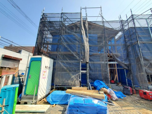 八潮市　鶴ケ曽根　新築戸建　　全3棟の外観|外観です