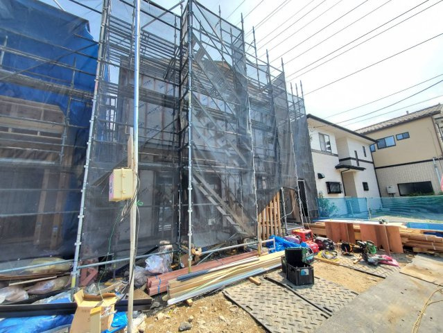 八潮市　鶴ケ曽根　新築戸建　　全3棟の外観|外観です
