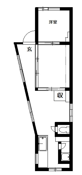 東和ビルの間取り|間取りです。