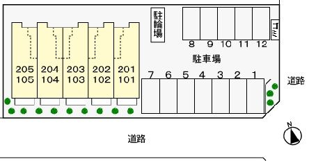 ピクシーの駐車場