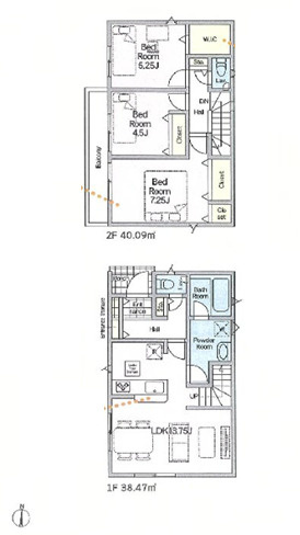 藤沢市大鋸第２３　新築戸建　全４棟4号棟