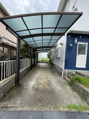 東金市道庭中古戸建の駐車場