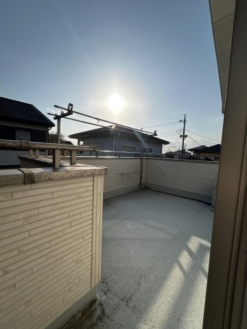 小山市間々田　中古戸建のバルコニー