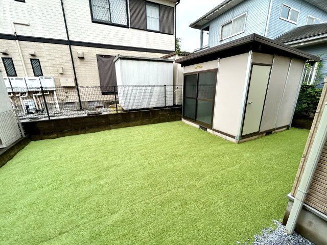 小山市間々田　中古戸建の庭