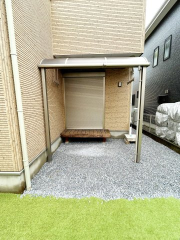 小山市間々田　中古戸建の庭