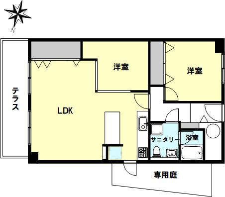 カサベラ大蔵谷の間取り