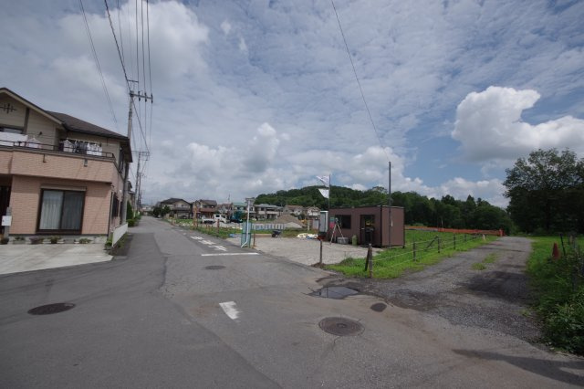 鹿沼市仁神堂町　分譲地　区画⑧　予約済の外観|分譲地入口