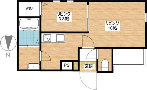 Cherim鶴里の間取り