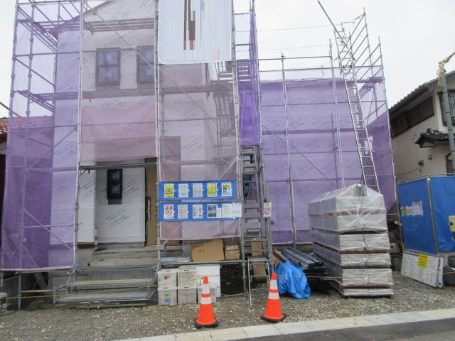 【仲介手数料無料】新築戸建　深谷市見晴町4-60（全1棟）の前面道路含む現地写真