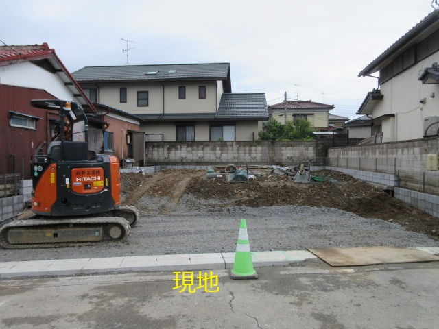 【仲介手数料無料】新築戸建　深谷市見晴町4-60（全1棟）の前面道路含む現地写真
